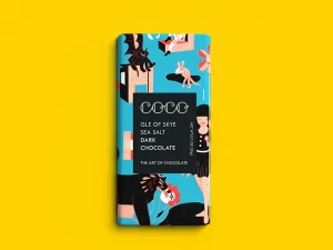 Isle of Skye Sea Salt Dark Chocolate