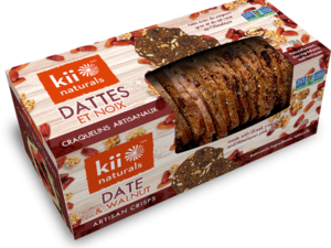 Kii Naturals Date & Walnut Crisps